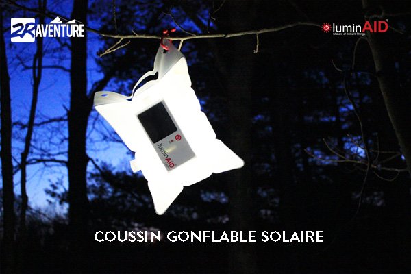coussin solaire  gonflable Luminaid