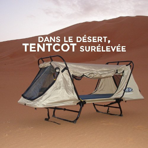 dormir dans le désert - tente surélevée originale
