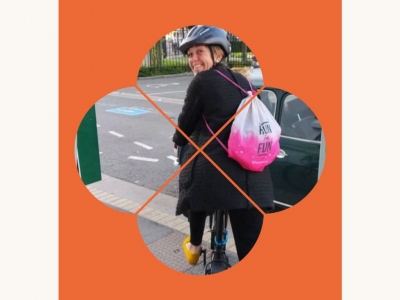 Alix, pro de l'immo à vélo 